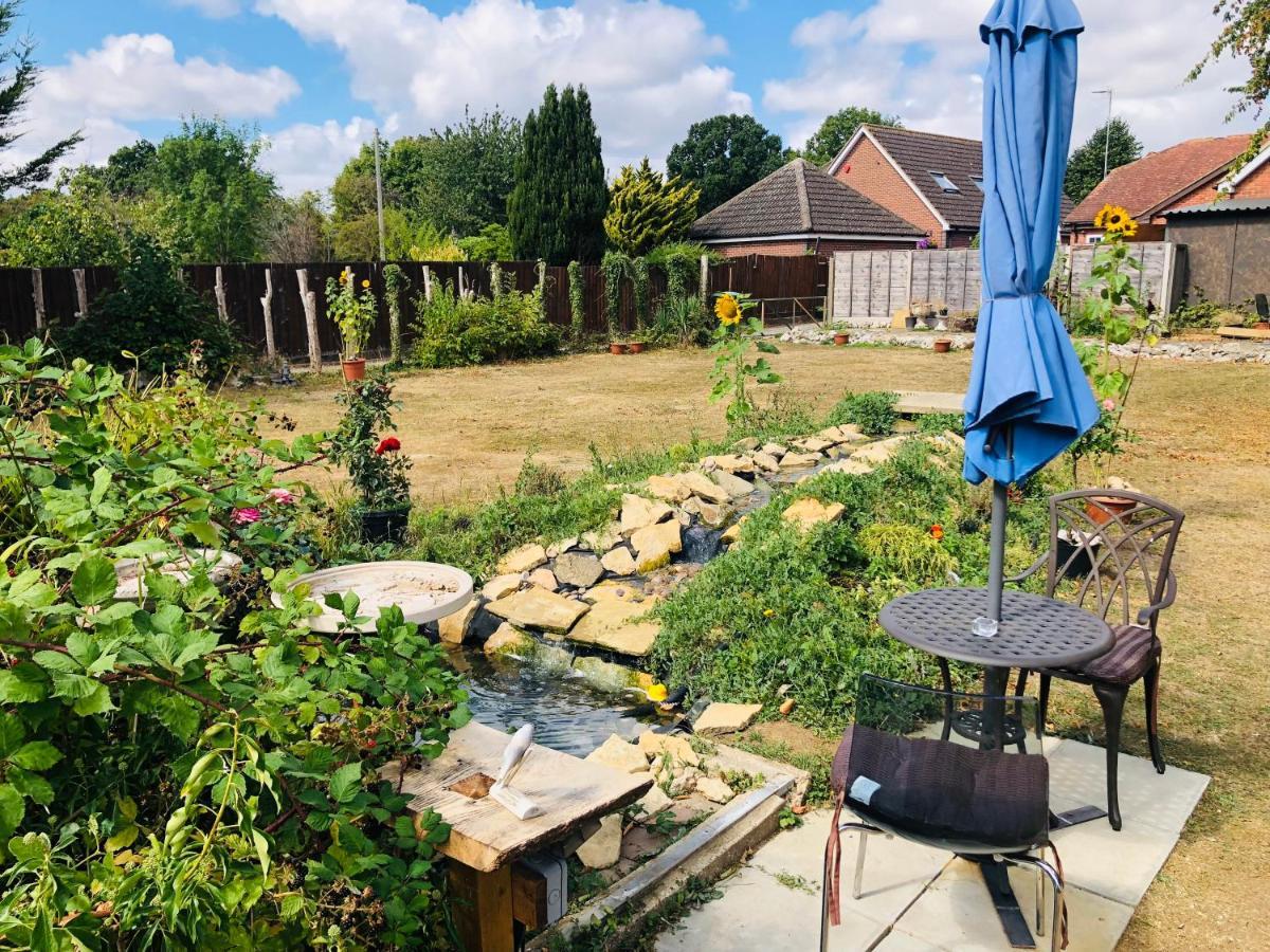 شقة Amazing Quiet Garden House Near London Luton Airport المظهر الخارجي الصورة